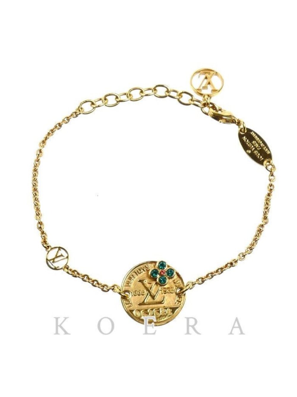 Louis Vuitton Metal Collier Medal Mini Windsor Bracelet 18.5